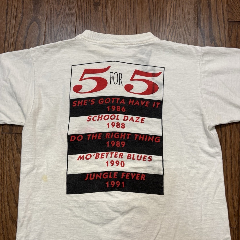 Vintage 40 Acres And A Mule Film T Shirt Spike Lee NYC Movie Jordan Brooklyn - Picture 3 of 16